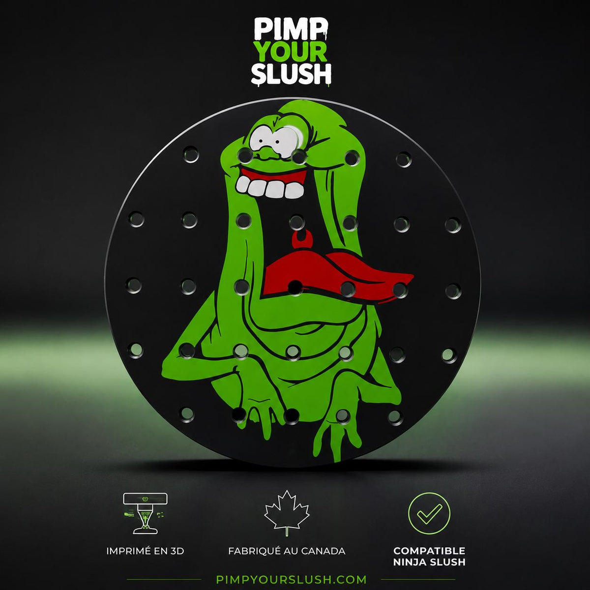 Green Slime Monster Abtropfschale – Kompatibel mit Ninja SLUSHi MAX®
