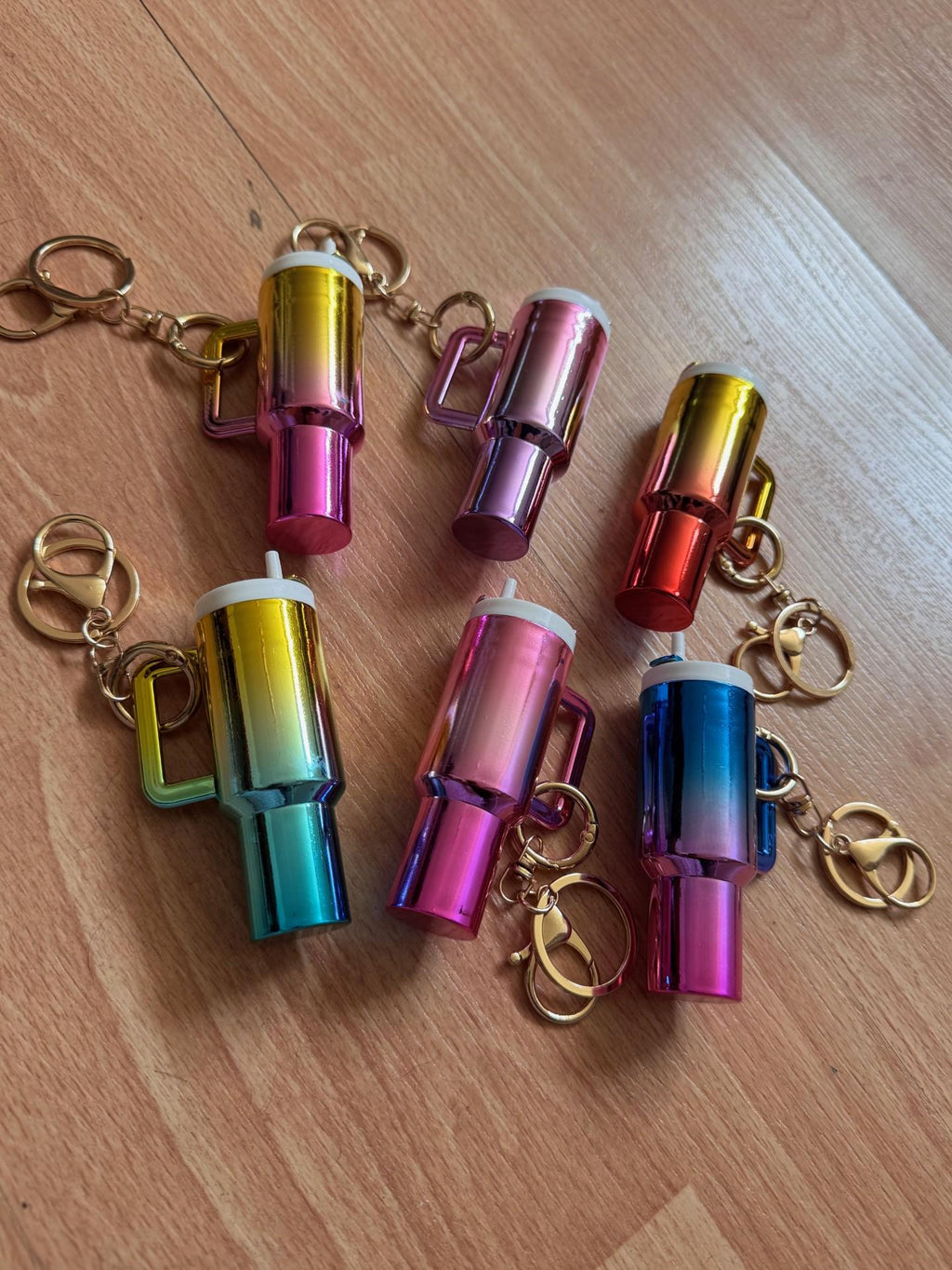 Porte-clés gobelet Tumbler – Accessoire Kawaii, , Cadeau Original, Idée Cadeau Mignon, Porte-clé Baume à Lèvres