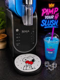 ninja slushie drip tray Snoopy  with heart drawing