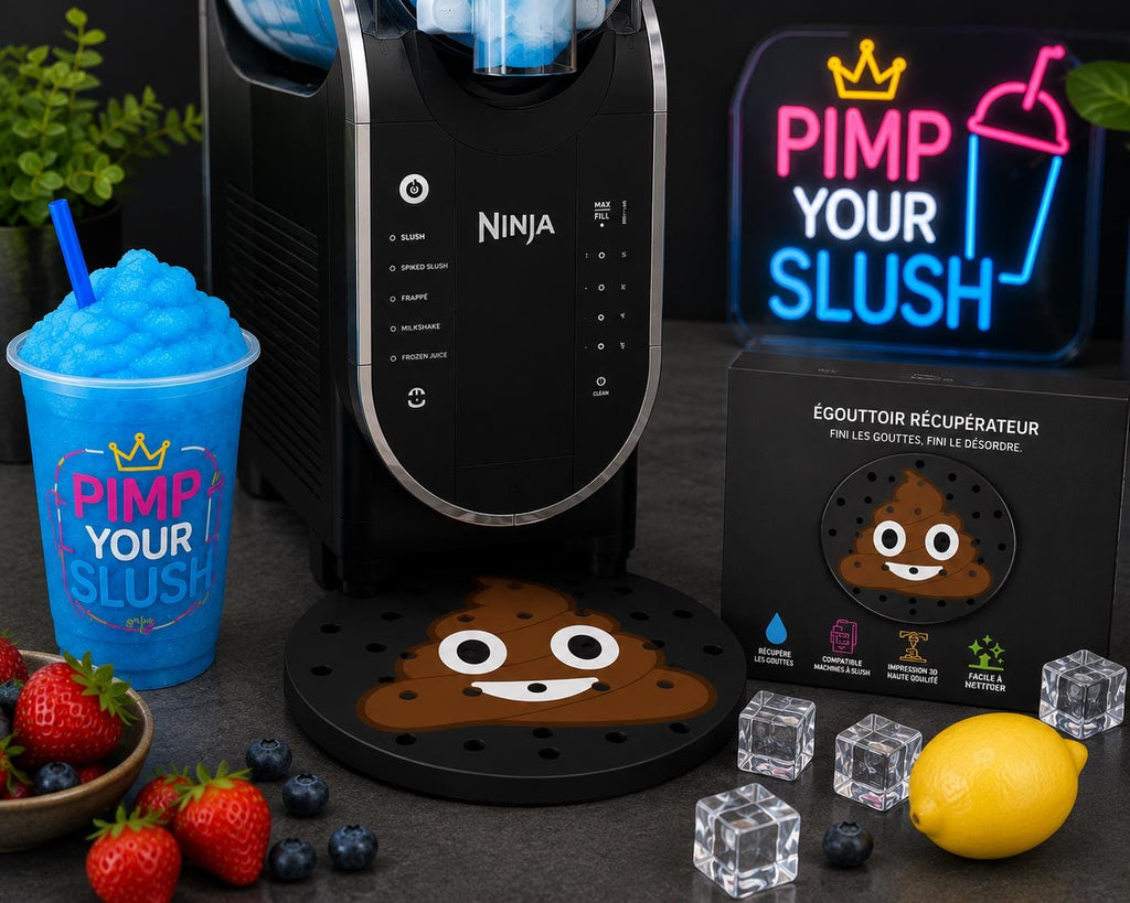ninja slushie drip tray emoji caca