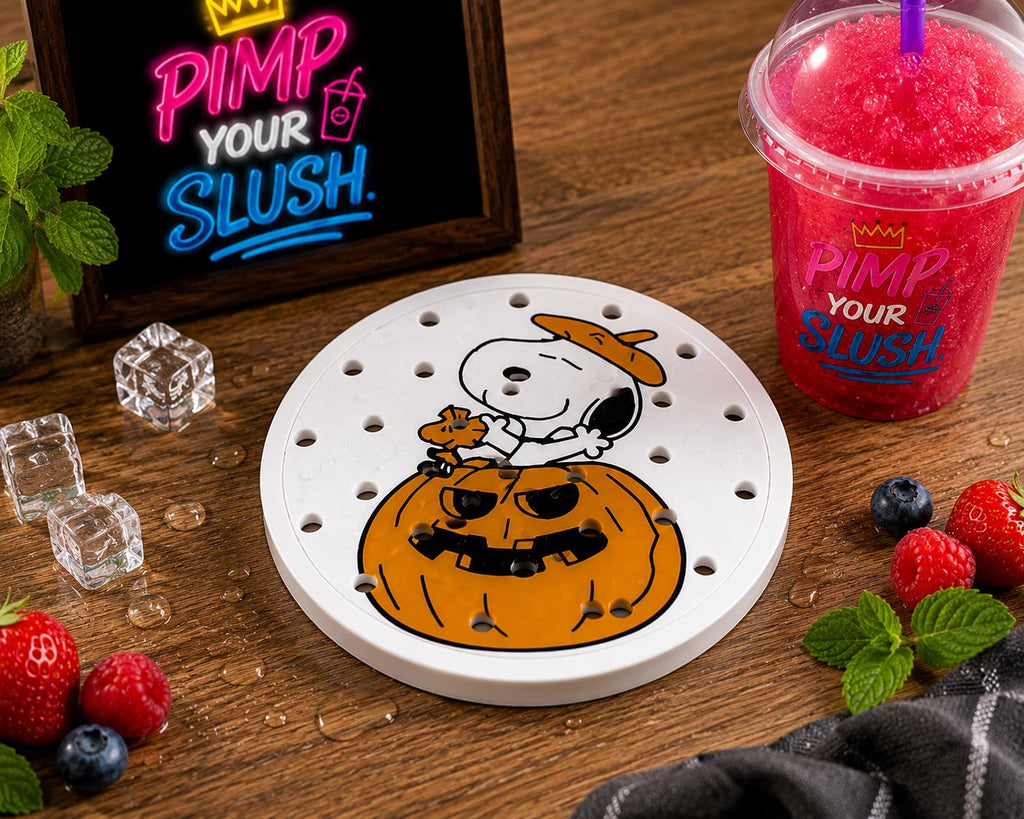 ninja slushie drip tray Snoopy halloween
