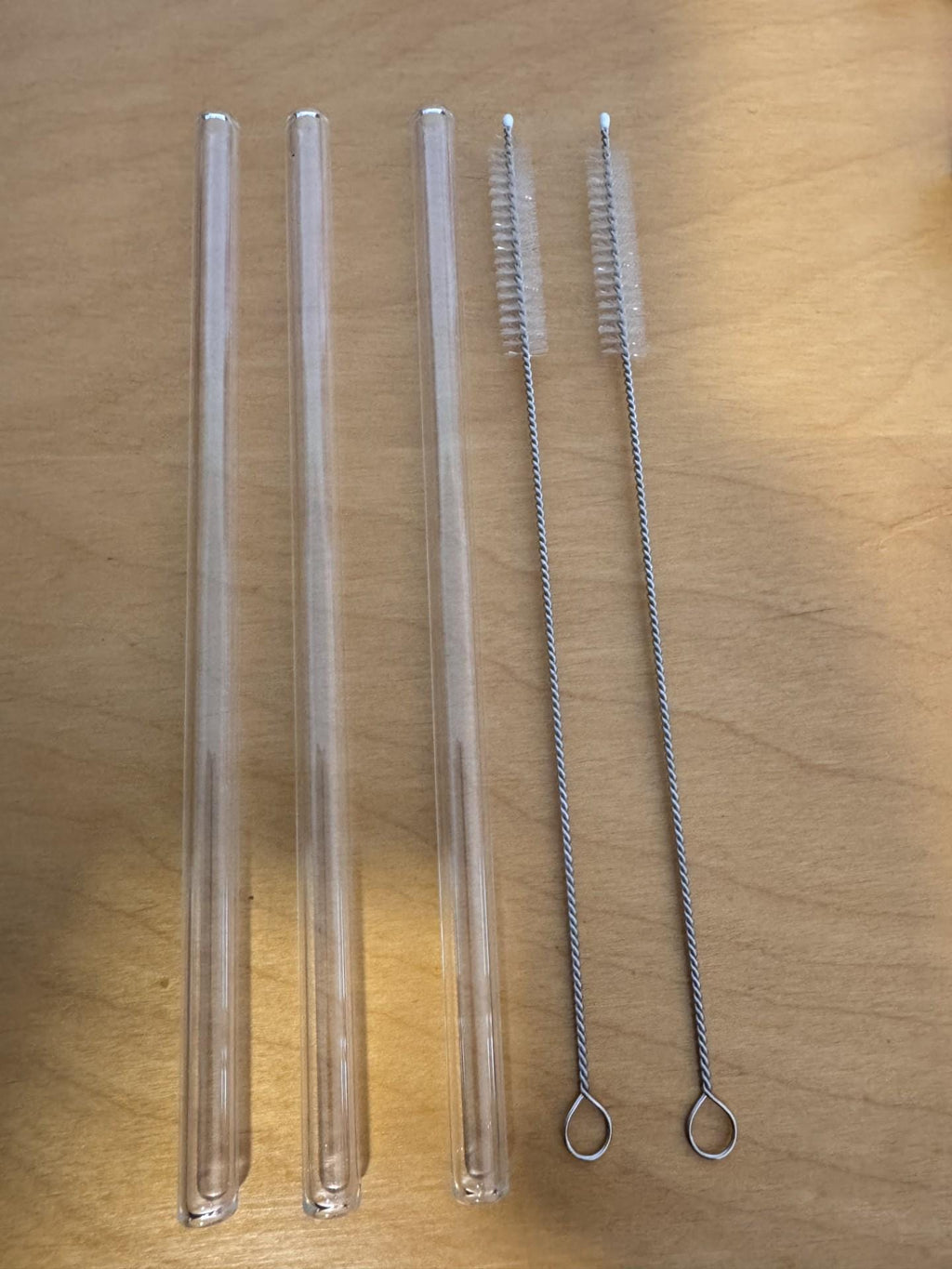 paille en verre 21cm droite ou courbé – Accessori per cannucce