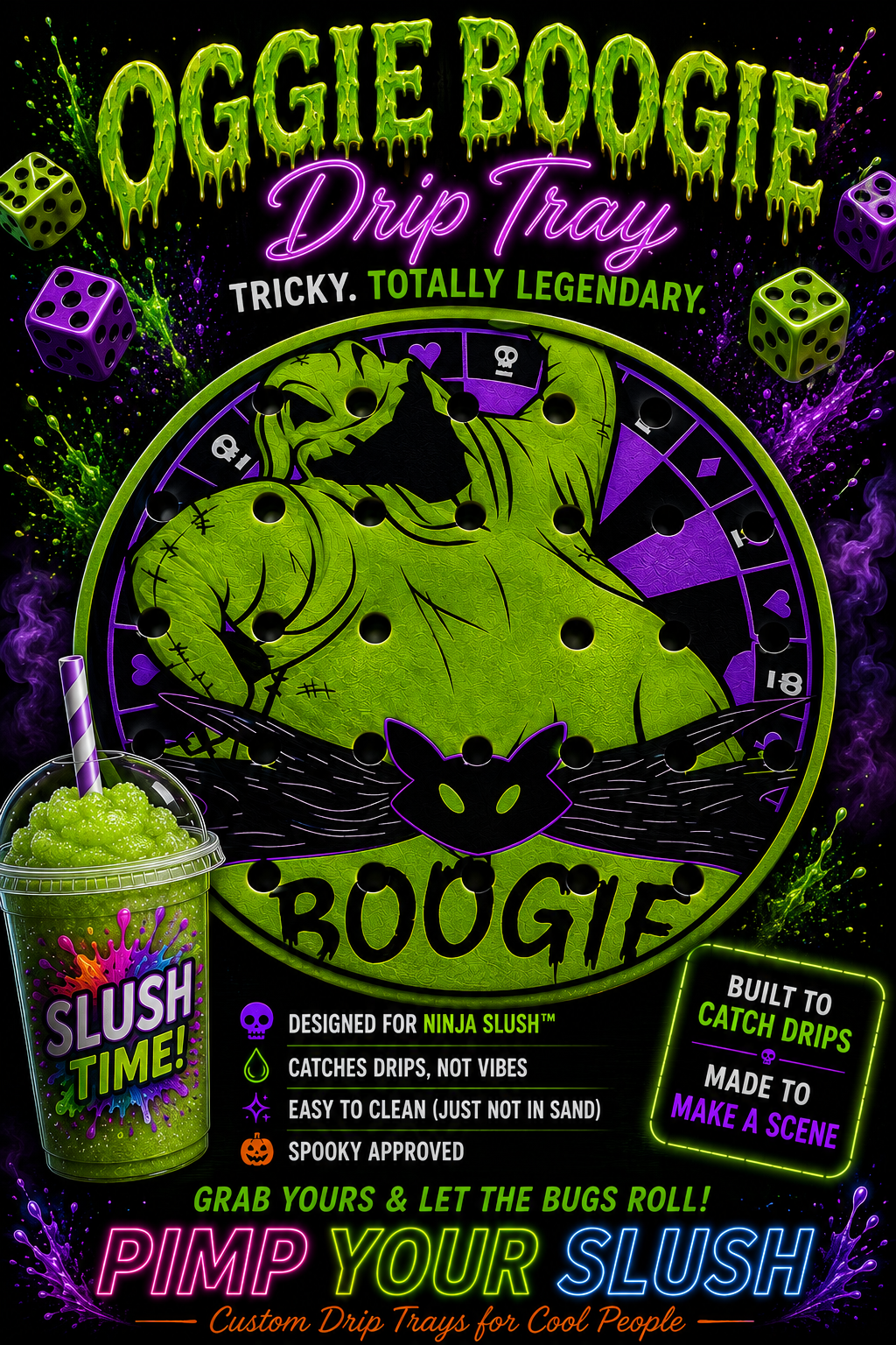 Spooky Boogie Drip Tray – Compatible with Ninja Slush