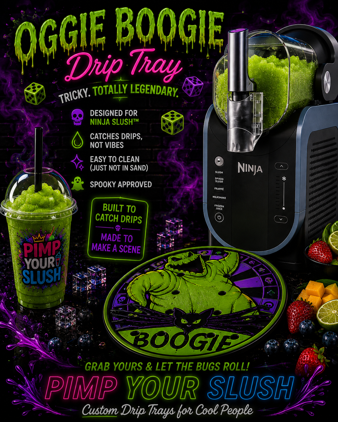 Spooky Boogie Drip Tray – Compatible with Ninja Slush