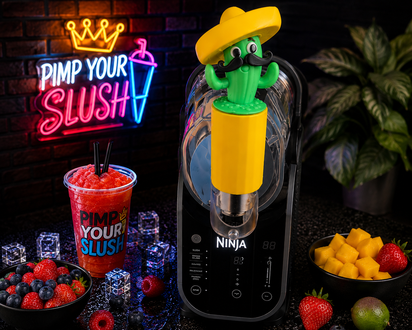ninja slushi handle covers cactus