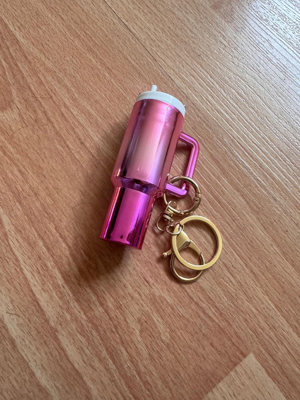Porte-clés gobelet Tumbler – Accessoire Kawaii, , Cadeau Original, Idée Cadeau Mignon, Porte-clé Baume à Lèvres