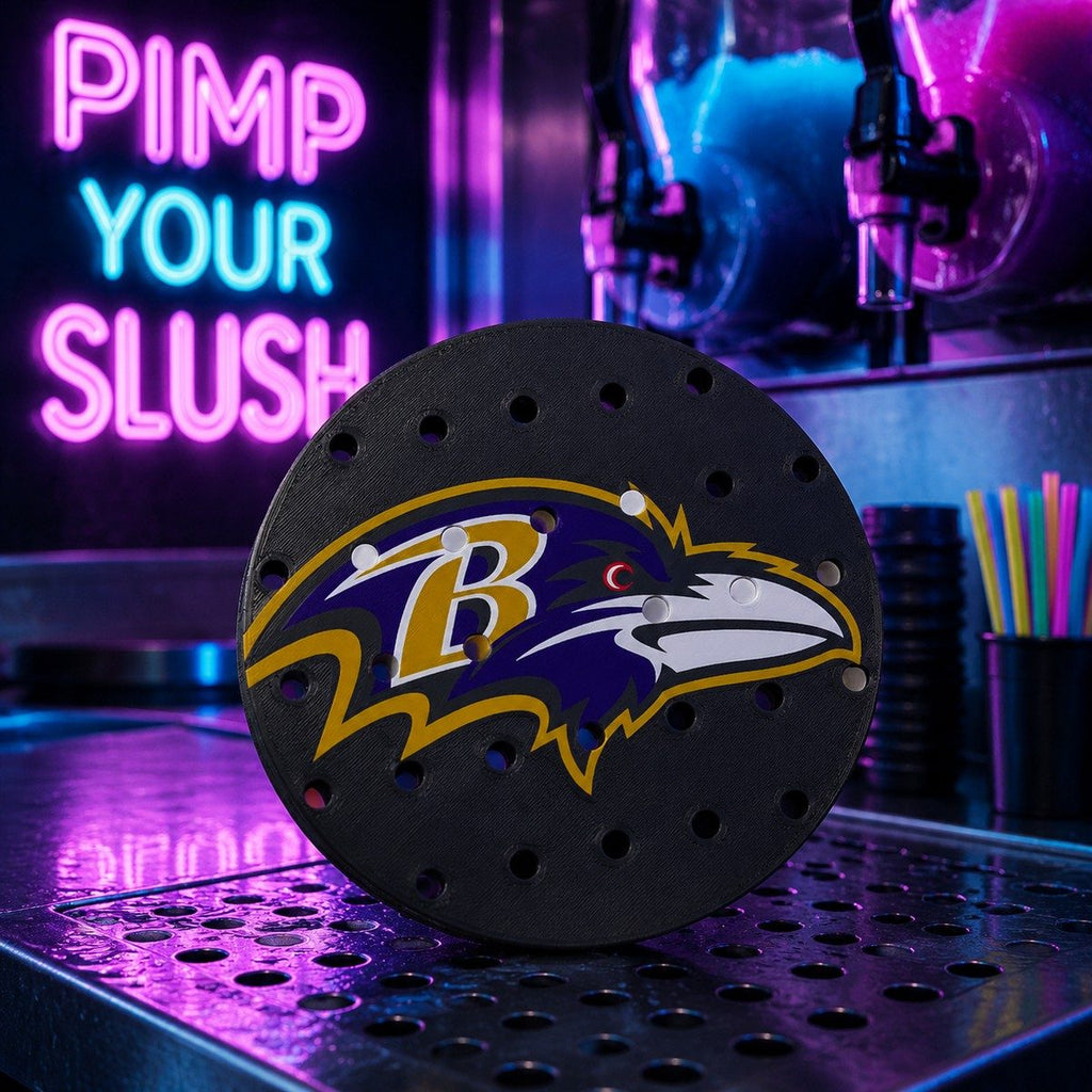 CLASSIC 1/5 – Égouttoir Baltimore Ravens – fond néon