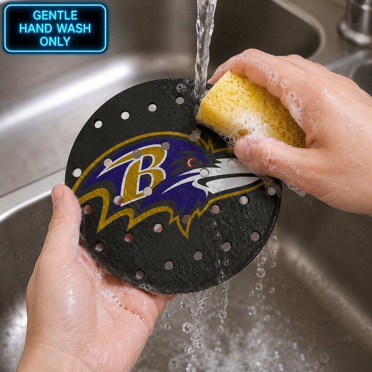 CLASSIC 5/5 – Égouttoir Baltimore Ravens – lavage à la main
