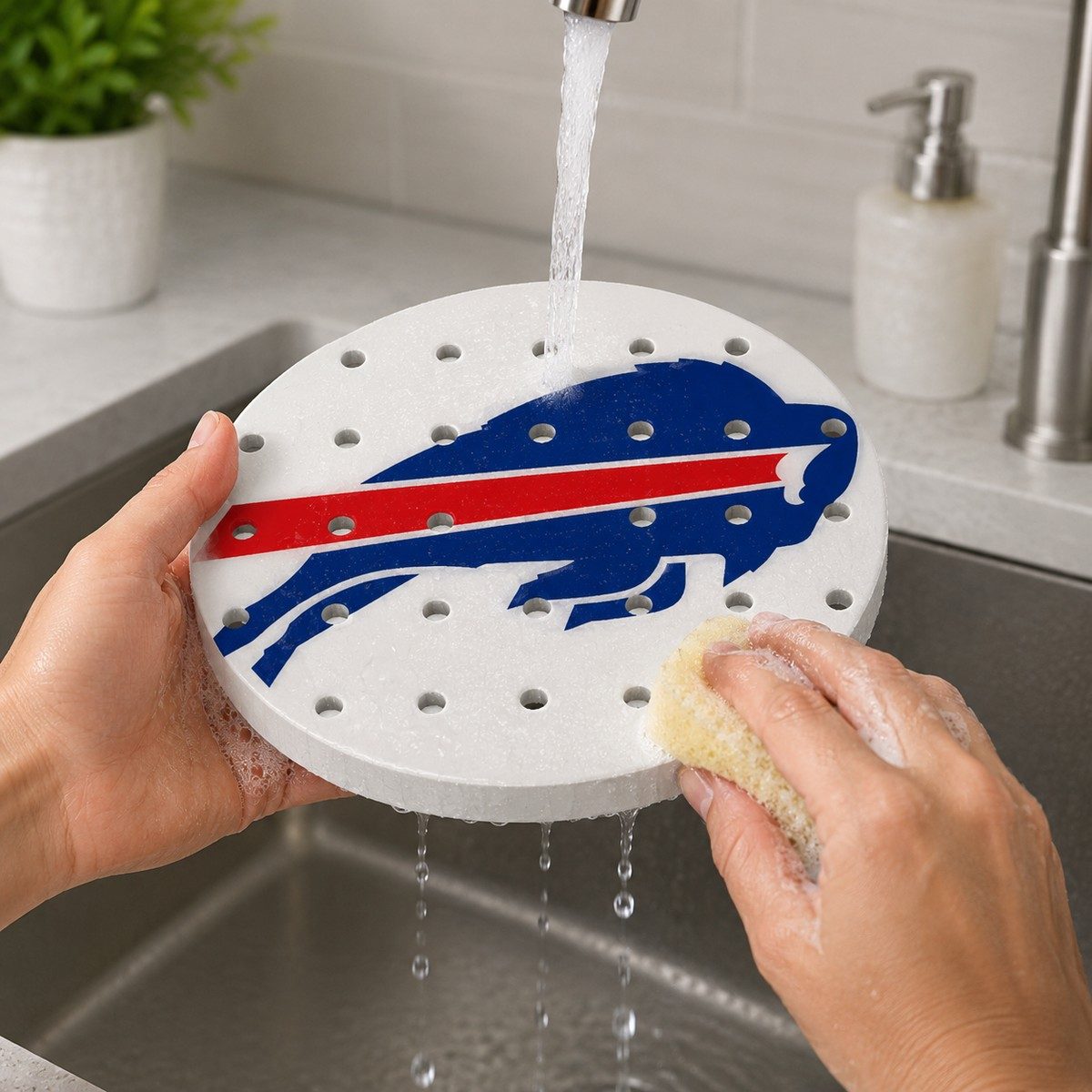 CLASSIC 5/5 – Égouttoir Buffalo Bills – lavage à la main
