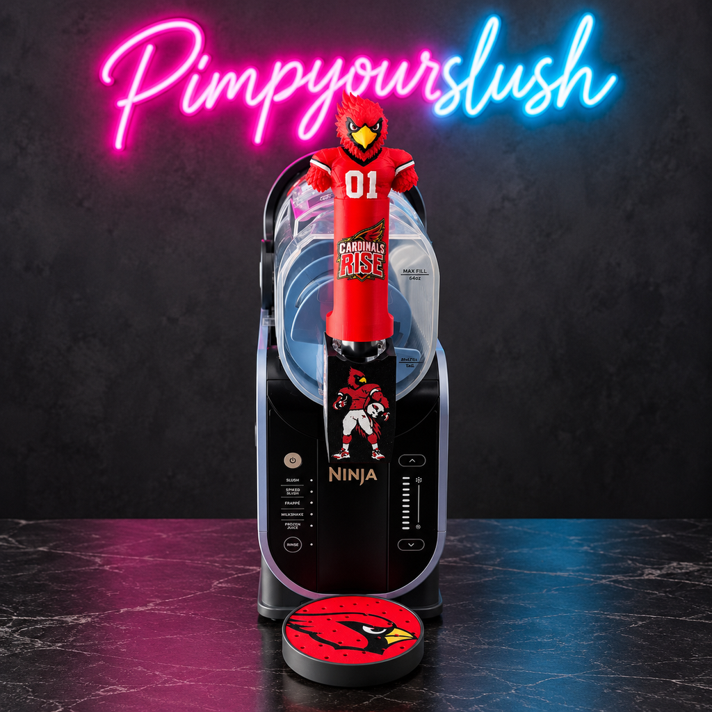 Ensemble Cardinals en situation sur une Ninja SLUSHi ; machine non incluse