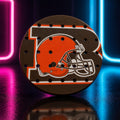 CLASSIC 1/5 – Égouttoir Cleveland Browns – fond néon