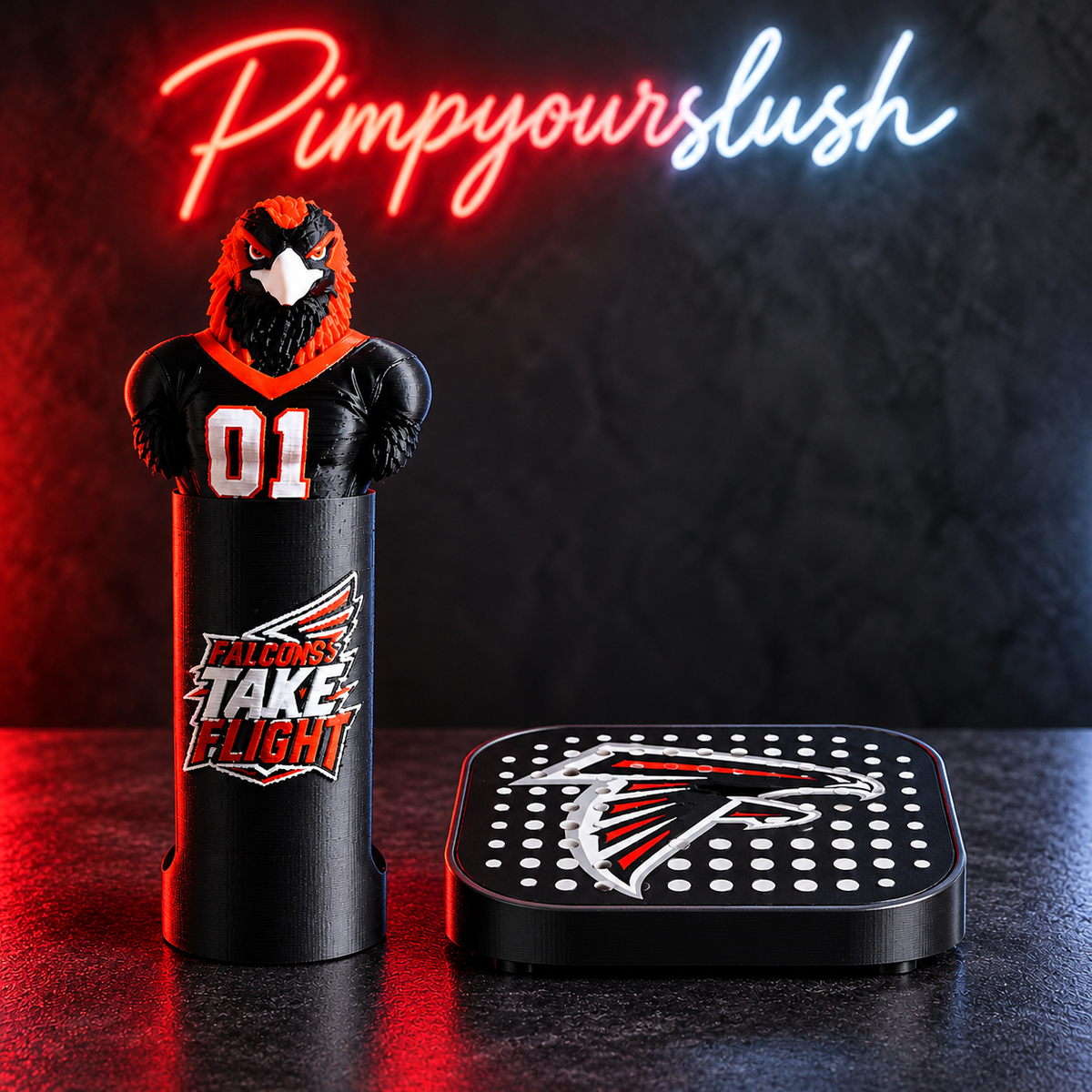 Combo Falcons MAX — manchon avec mascotte et égouttoir