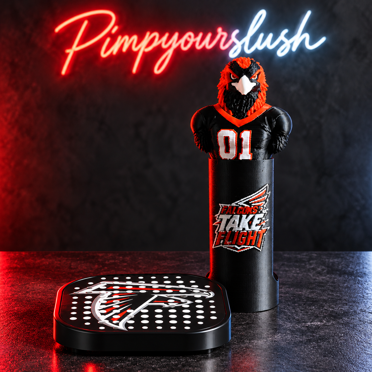 Combo Falcons MAX — manchon avec mascotte et égouttoir