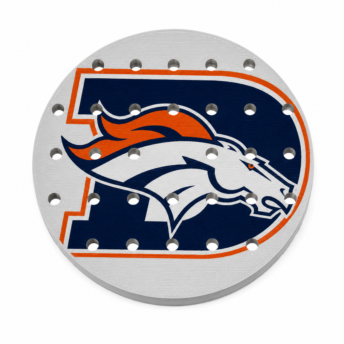 CLASSIC 4/5 – Égouttoir Denver Broncos – vue sur fond blanc