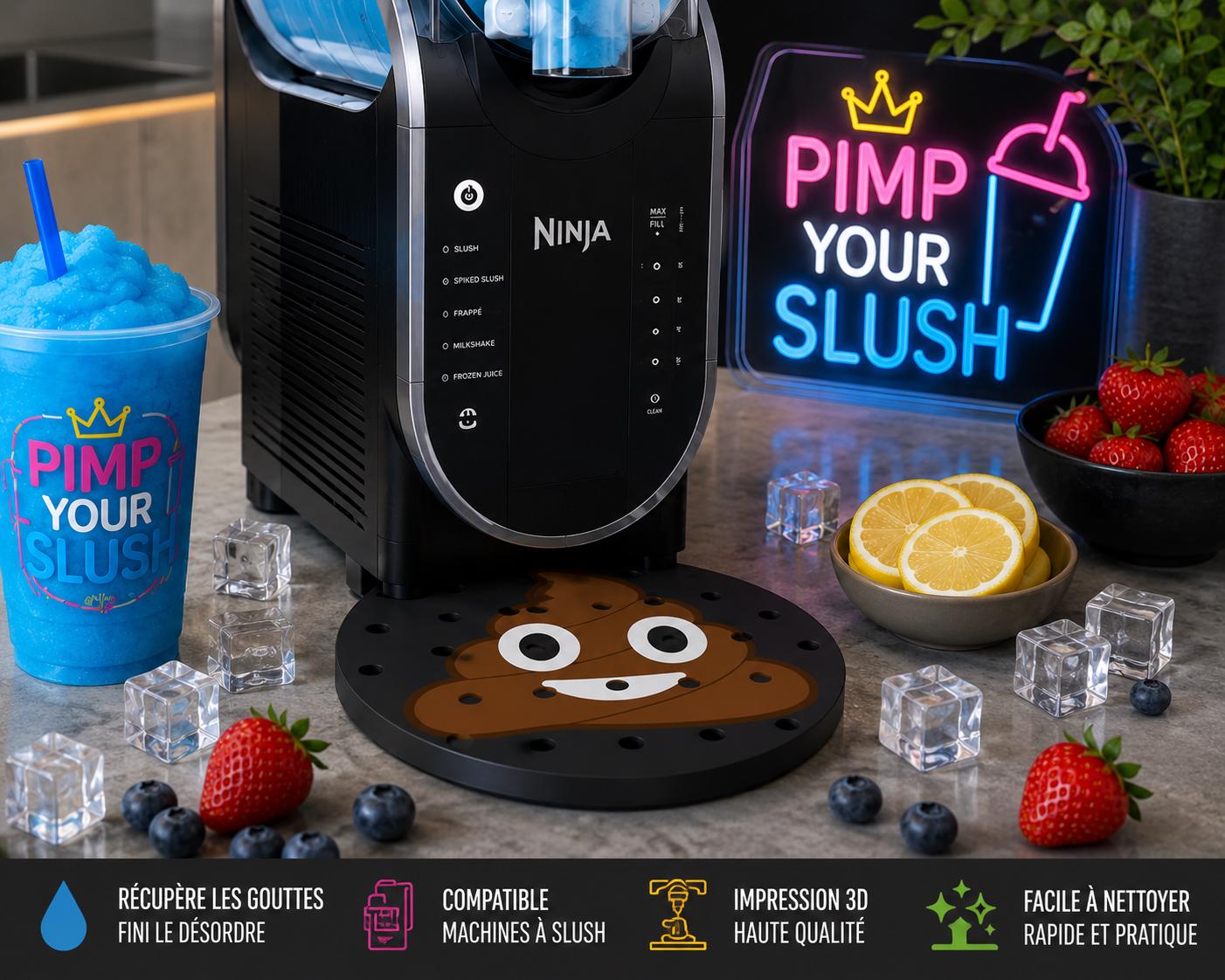 ninja slushie drip tray emoji caca