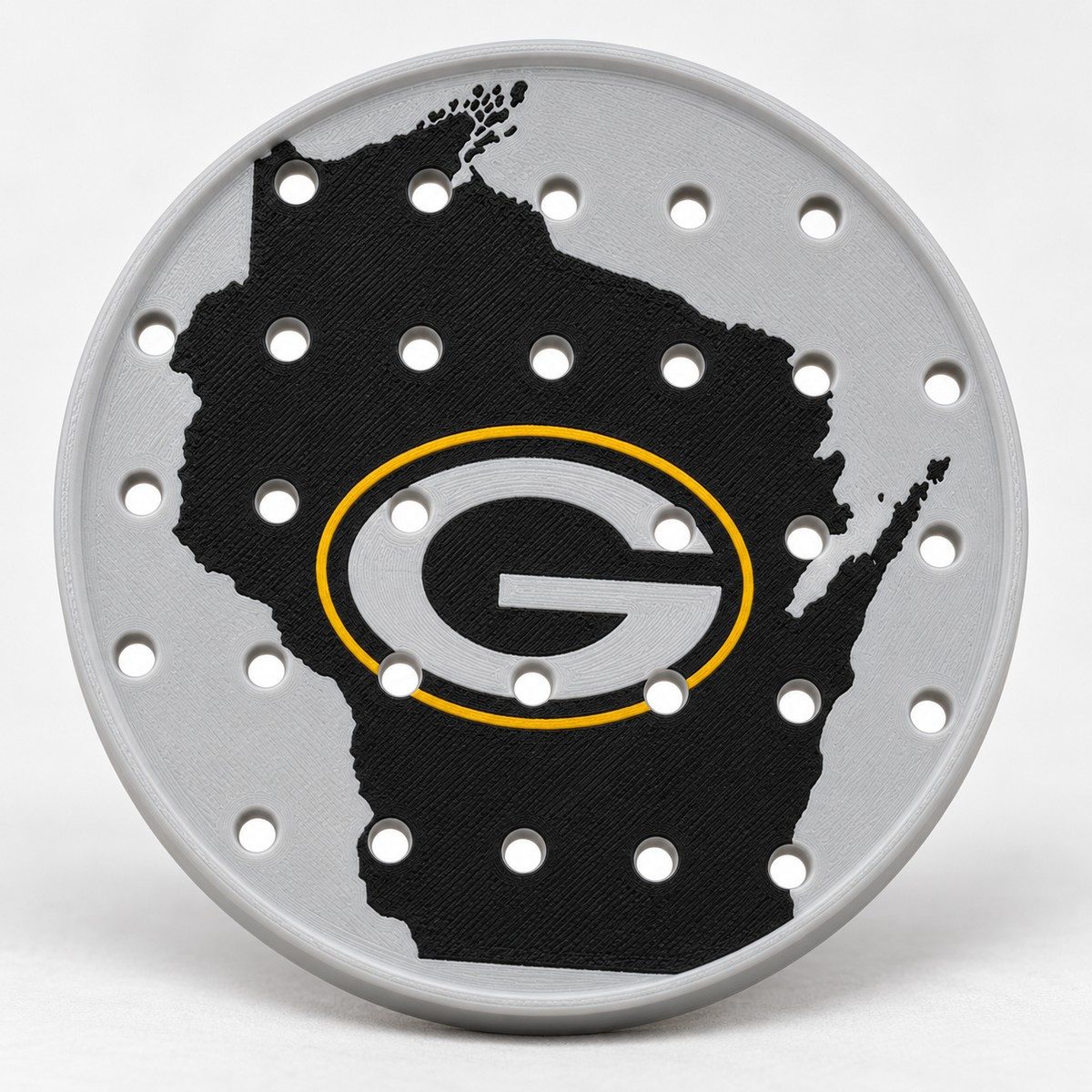 CLASSIC 3/5 – Égouttoir Green Bay Packers – vue rapprochée
