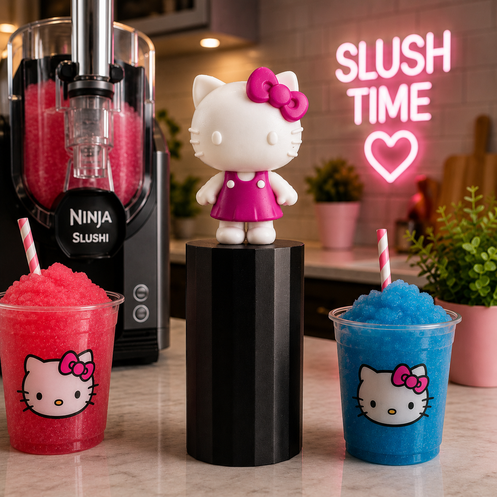 ninja slushi handle covers hello kitty