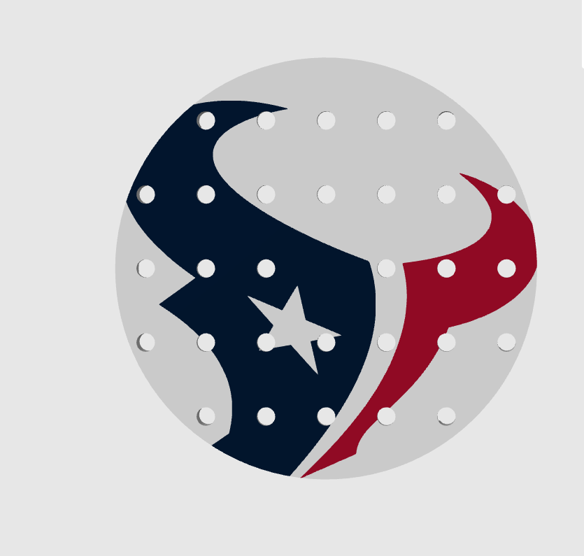 CLASSIC 4/5 – Égouttoir Houston Texans – vue sur fond blanc