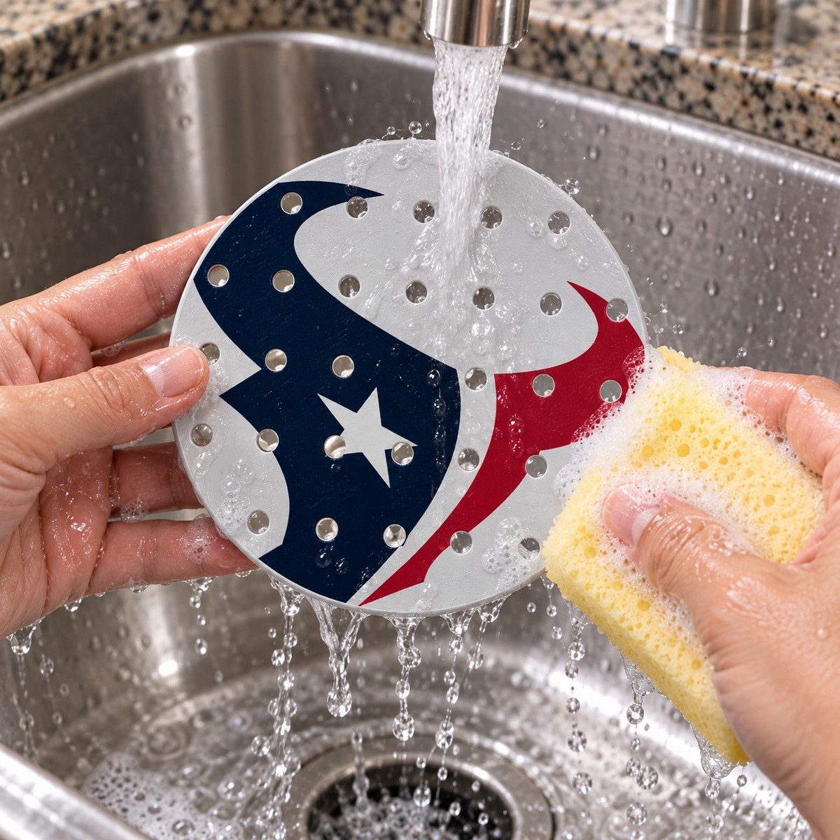 CLASSIC 5/5 – Égouttoir Houston Texans – lavage à la main