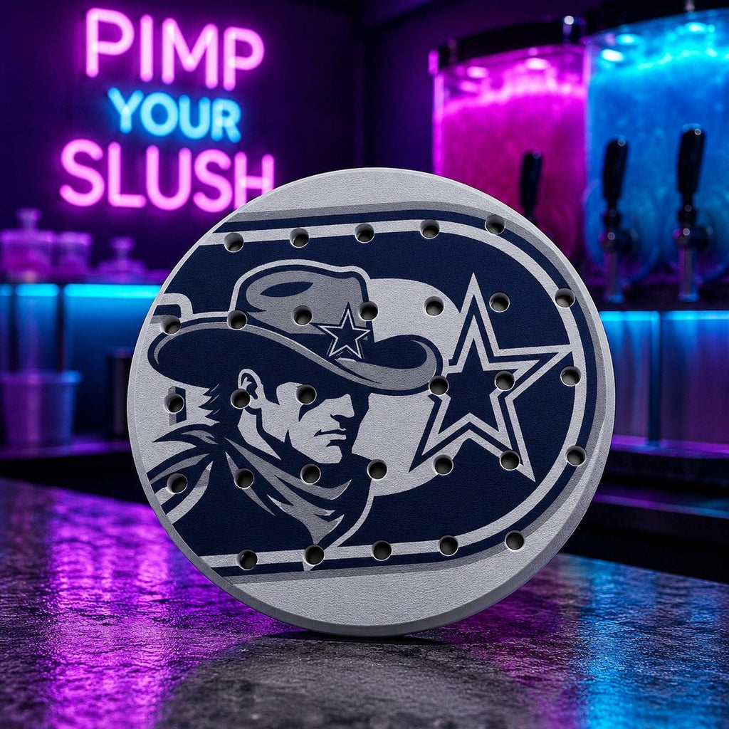 CLASSIC 1/5 – Égouttoir Dallas Cowboys – fond néon