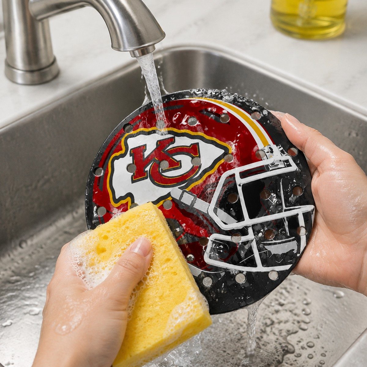CLASSIC 5/5 – Égouttoir Kansas City Chiefs – lavage à la main