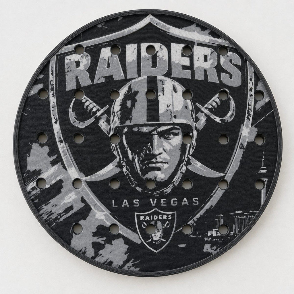 CLASSIC 3/5 – Égouttoir Las Vegas Raiders – vue rapprochée