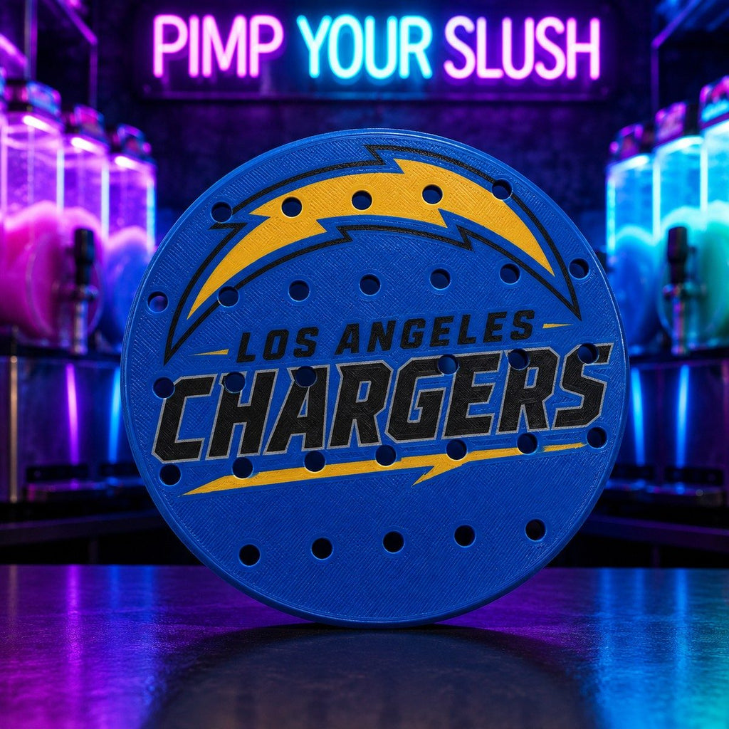 CLASSIC 1/5 – Égouttoir Los Angeles Chargers – fond néon