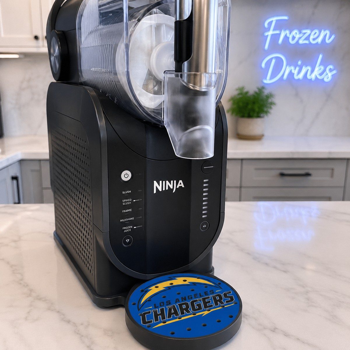 CLASSIC 2/5 – Égouttoir Los Angeles Chargers – sur machine Ninja Slush