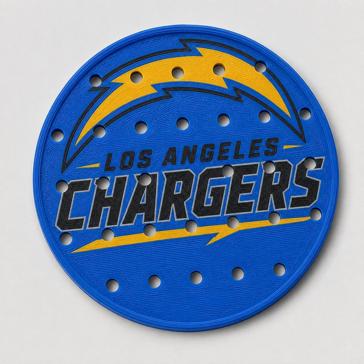 CLASSIC 3/5 – Égouttoir Los Angeles Chargers – vue rapprochée