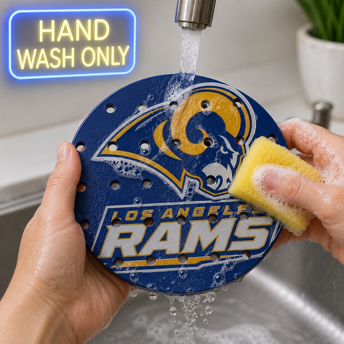 CLASSIC 5/5 – Égouttoir Los Angeles Rams – lavage à la main