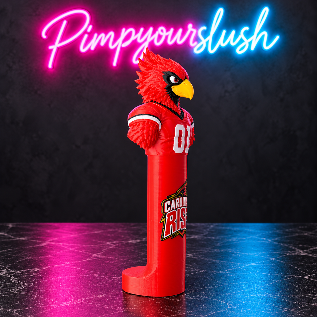 Manchon Cardinals avec mascotte seul — vue 3