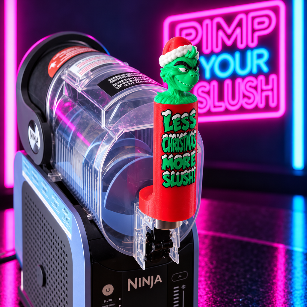 Manchon Grinch installé — machine non incluse