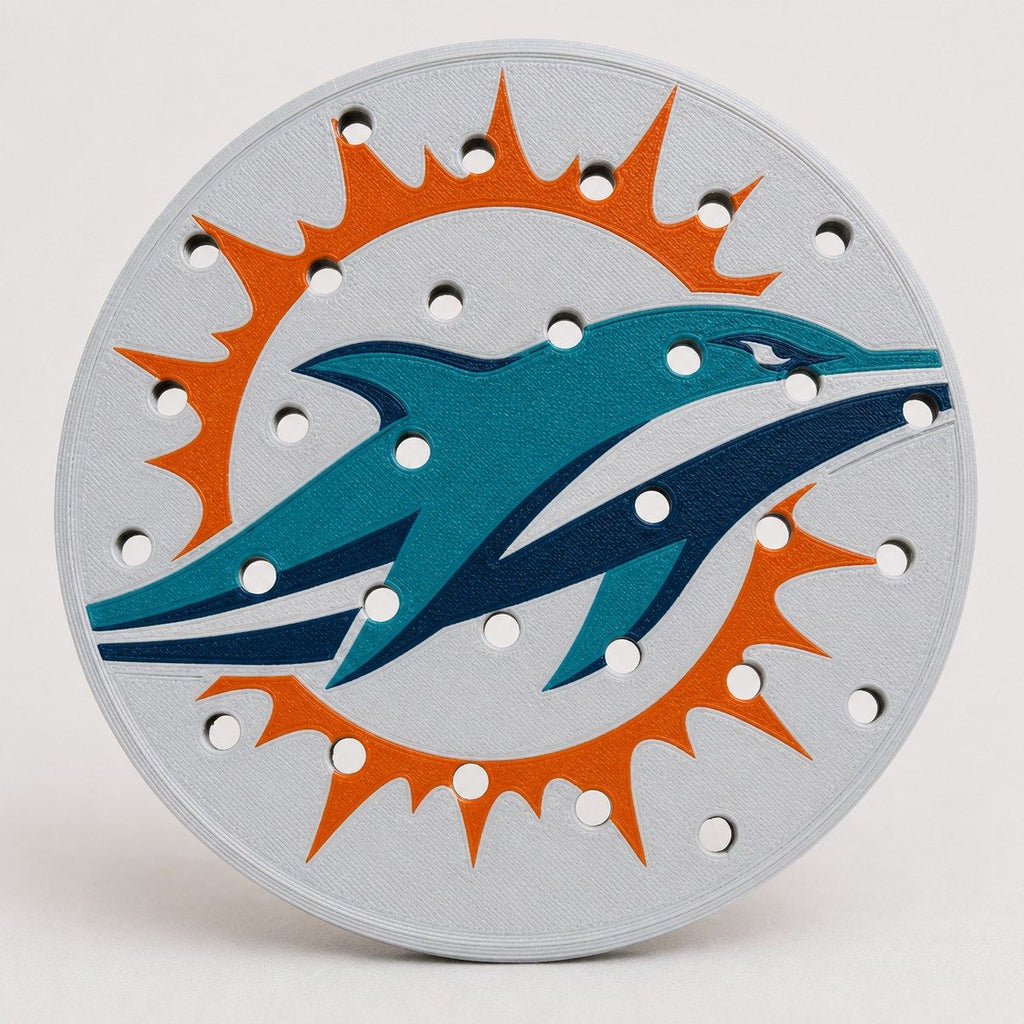 CLASSIC 3/5 – Égouttoir Miami Dolphins – vue rapprochée