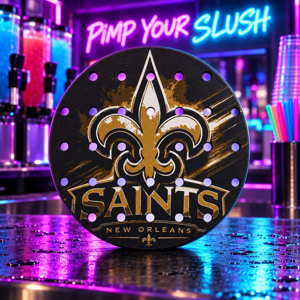 CLASSIC 1/5 – Égouttoir New Orleans Saints – fond néon