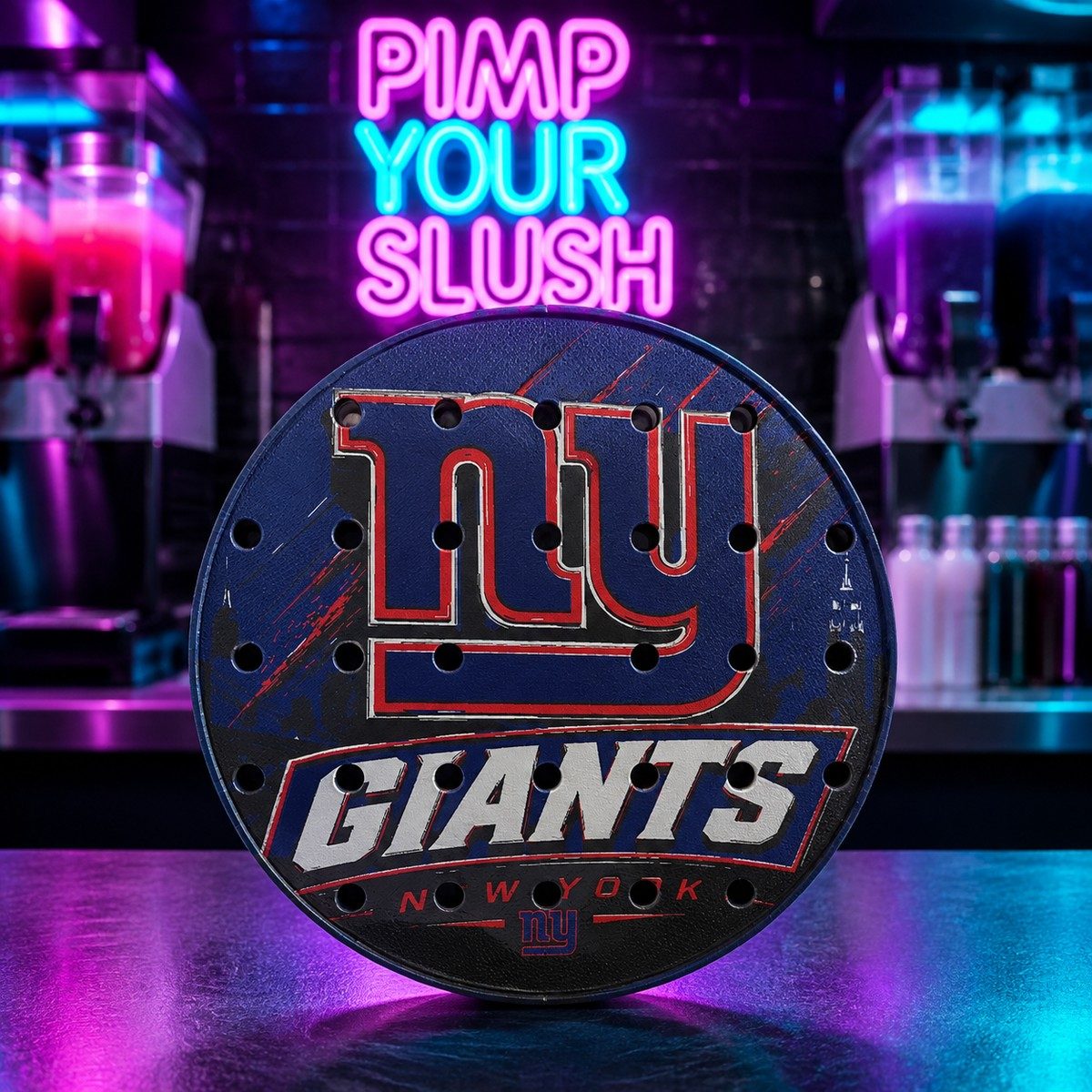 CLASSIC 1/5 – Égouttoir New York Giants – fond néon