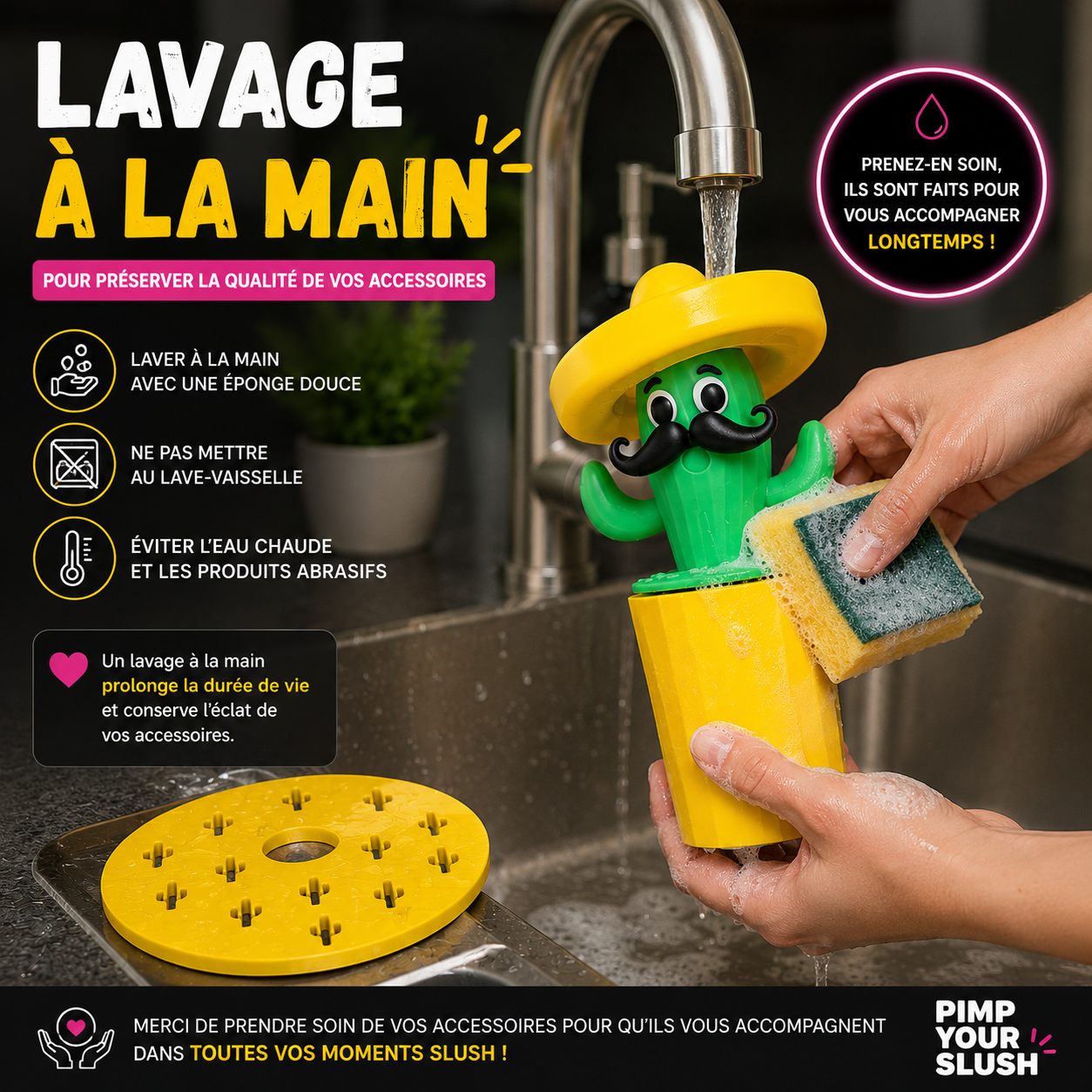 ninja slushi handle covers cactus  +drip tray insert