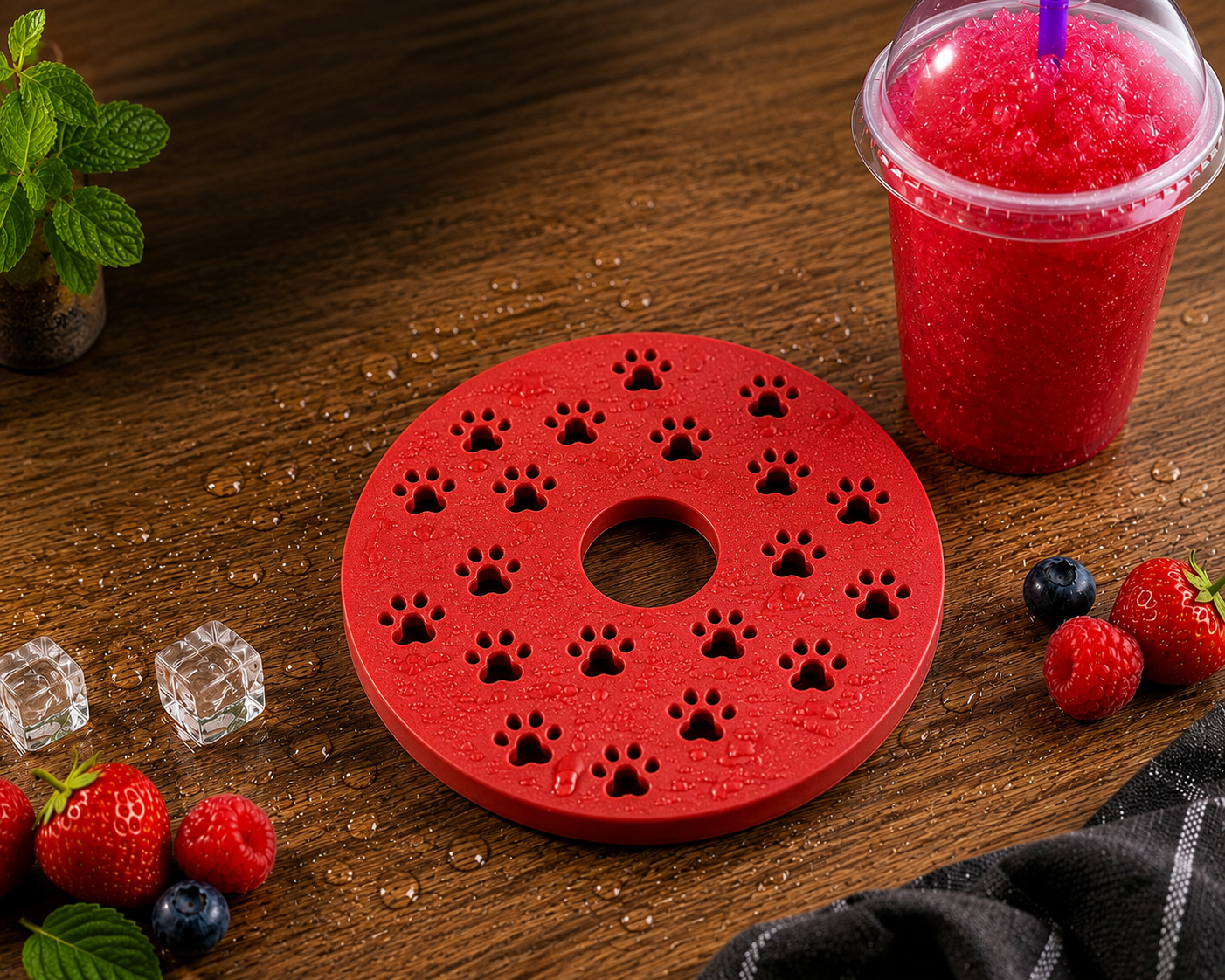 Ninja Slush Custom Paw Print Drip Tray Insert
