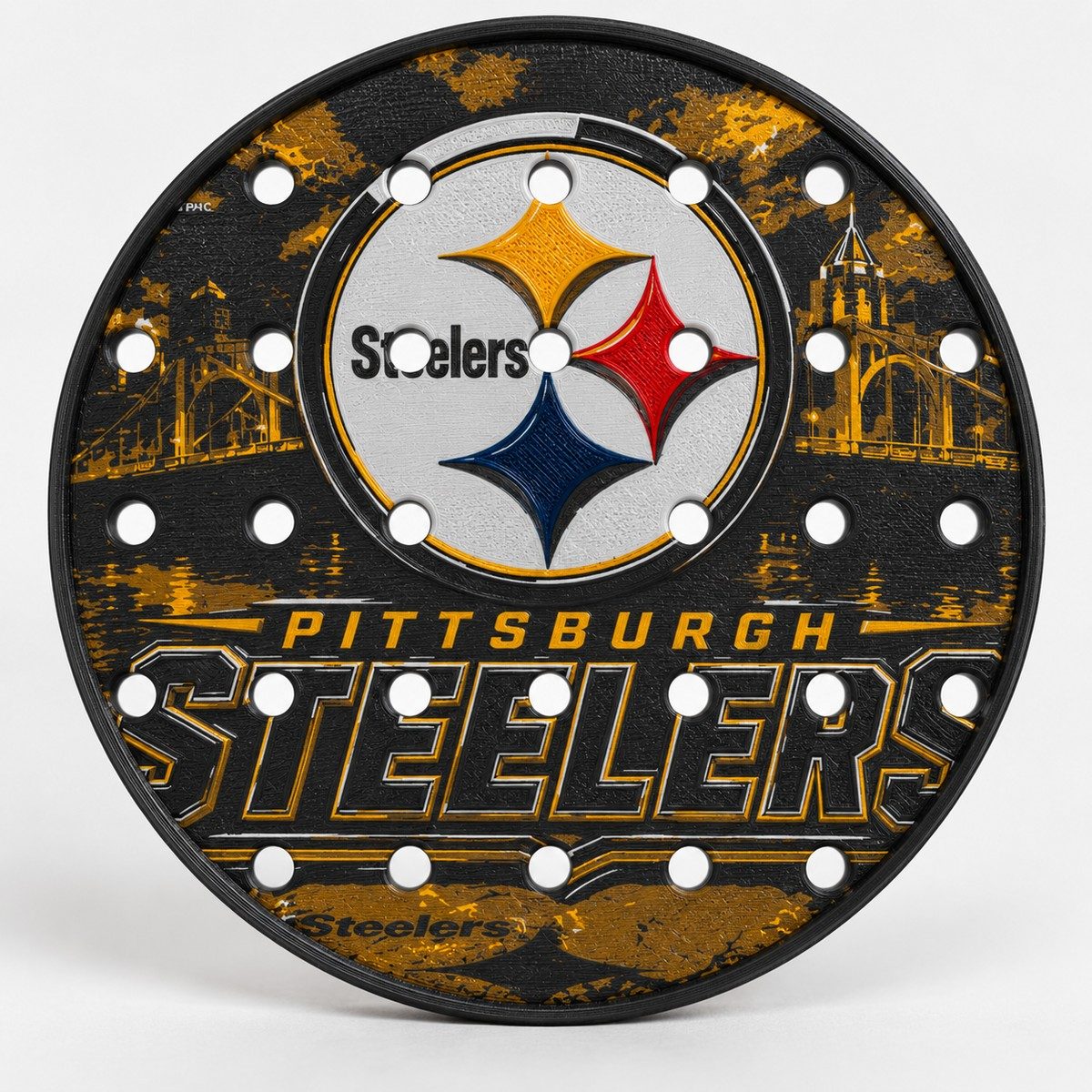 CLASSIC 3/5 – Égouttoir Pittsburgh Steelers – vue rapprochée