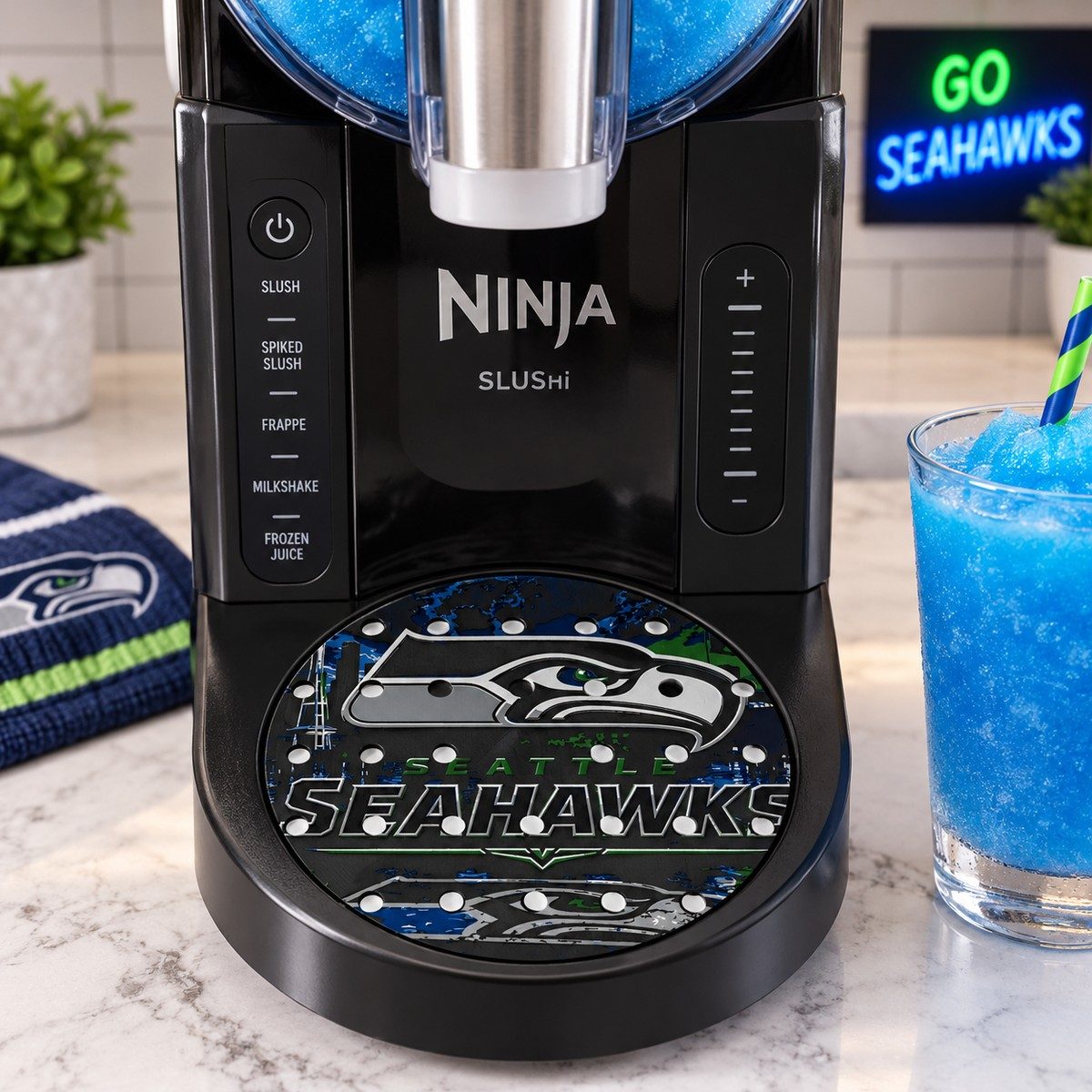 CLASSIC 2/5 – Égouttoir Seattle Seahawks – sur machine Ninja Slush