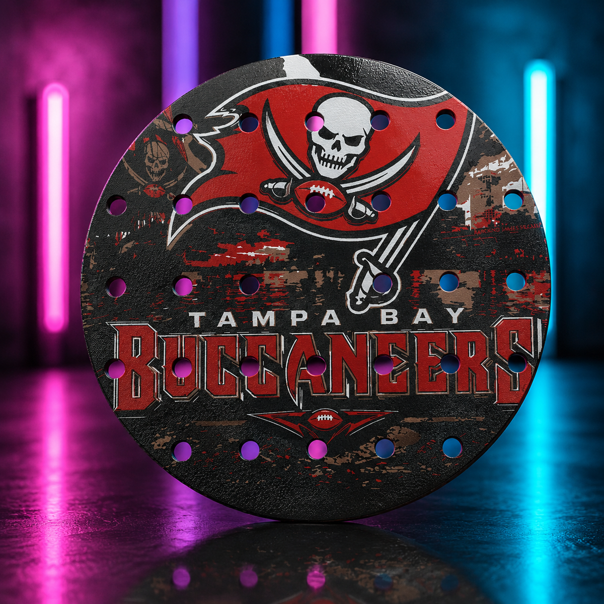 CLASSIC 4/5 – Égouttoir Tampa Bay Buccaneers – vue sur fond blanc