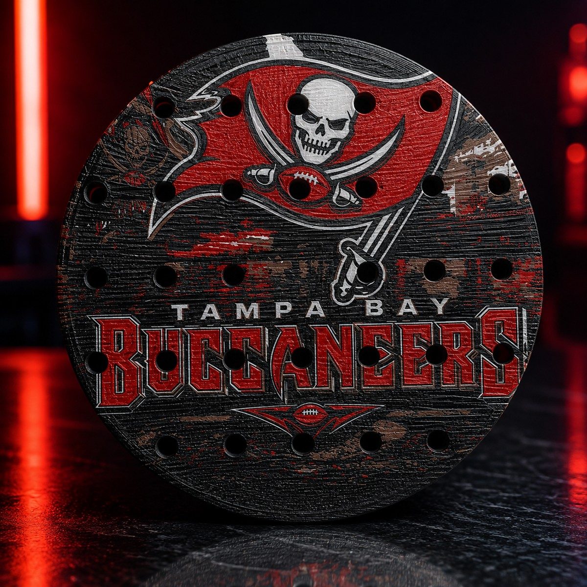 CLASSIC 3/5 – Égouttoir Tampa Bay Buccaneers – vue rapprochée