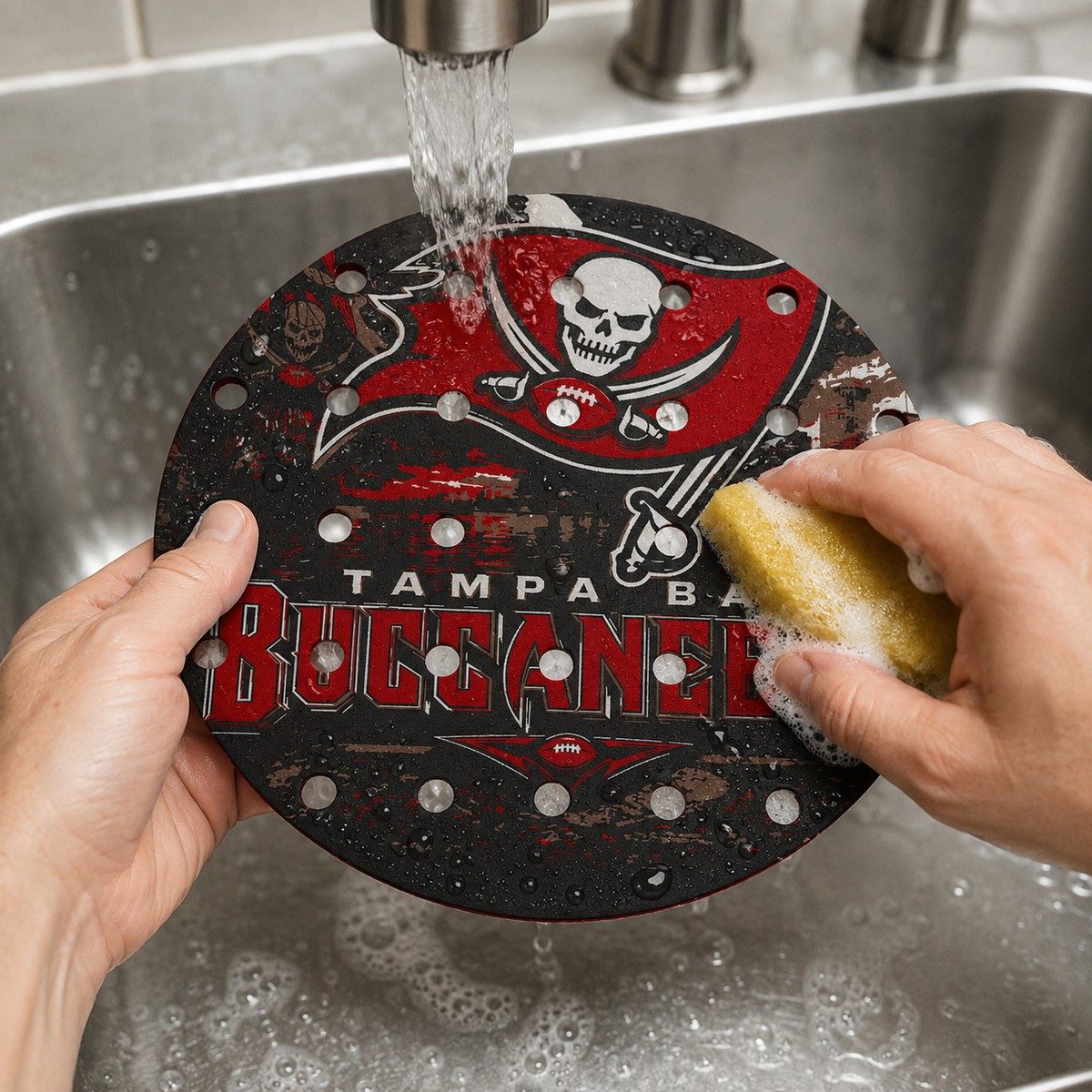 CLASSIC 5/5 – Égouttoir Tampa Bay Buccaneers – lavage à la main