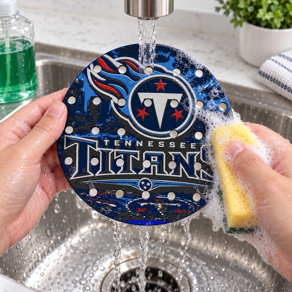 CLASSIC 5/5 – Égouttoir Tennessee Titans – lavage à la main