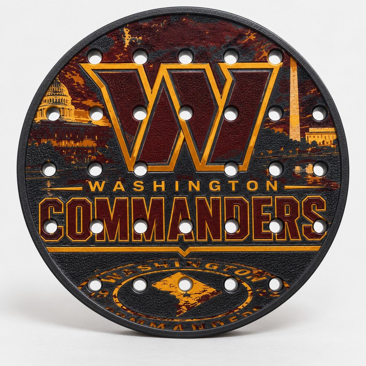 CLASSIC 3/5 – Égouttoir Washington Commanders – vue rapprochée