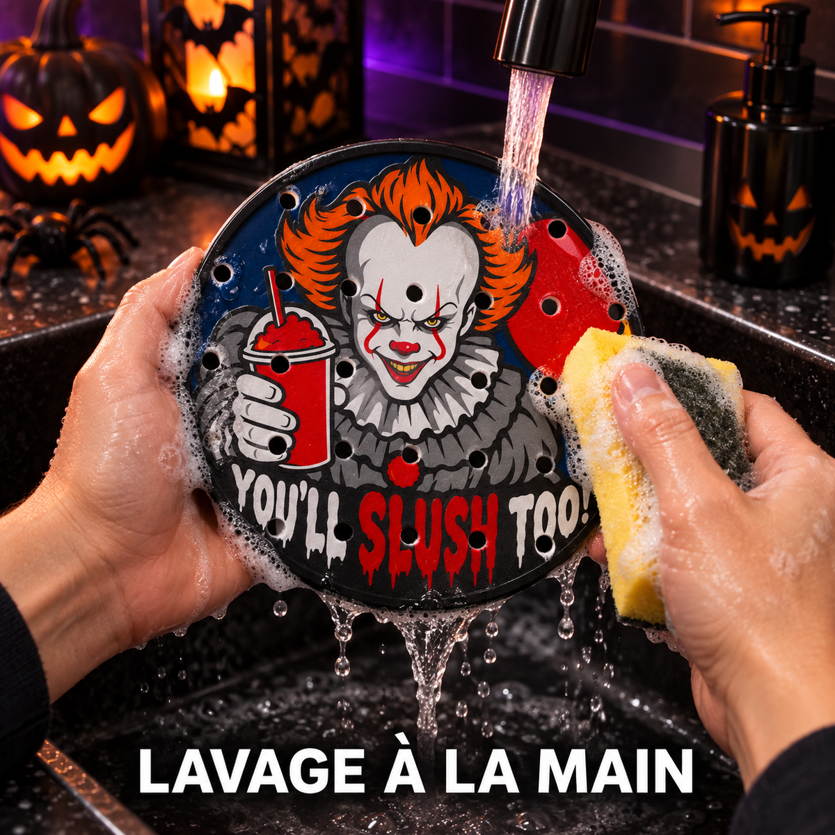 CLASSIC 5/5 – Égouttoir Halloween You'll Slush Too – lavage à la main
